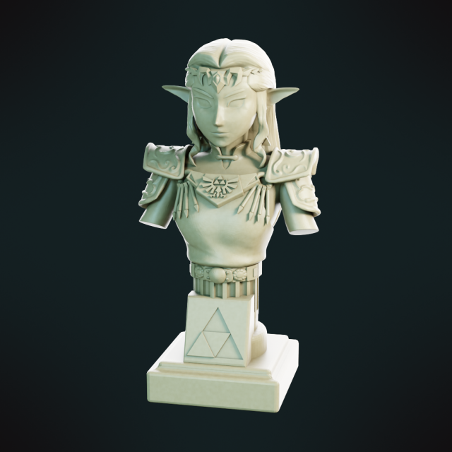Zelda - Ocarina of Time 3D Print Model .c4d .max .obj .3ds .fbx .stl .blend