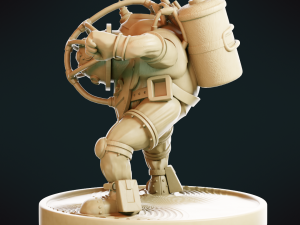 Bioshock - Big Daddy Modèles 3D en vedette