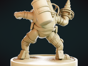 Bioshock - Big Daddy Modèles 3D en vedette