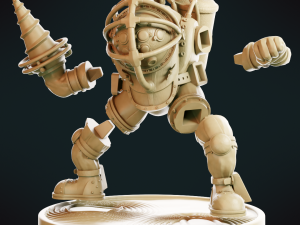 Bioshock - Big Daddy Modèles 3D en vedette