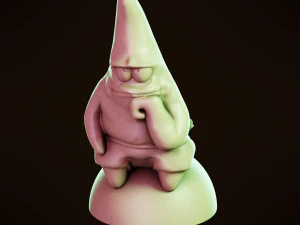 Patrick Star - Il pensatore Modello di stampa 3D