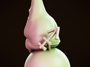 Patrick Star - The Thinker 3Dプリントモデル