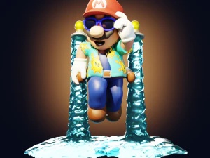 Super Mario Sole Modello di stampa 3D