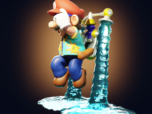 Super Mario Sunshine 3Dプリントモデル