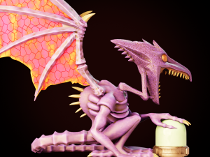 Super Metroid Ridley 3D Print Model