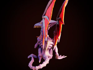 Super Metroid Ridley 3D Print Model