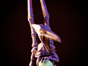 Super Metroid Ridley 3D Print Model