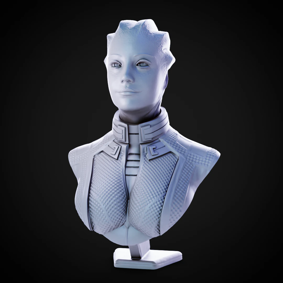 Mass Effect - Liara TSoni 3D Print Model .c4d .max .obj .3ds .fbx .stl .blend