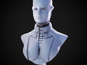 Mass Effect - Liara TSoni 3D 프린트 모델