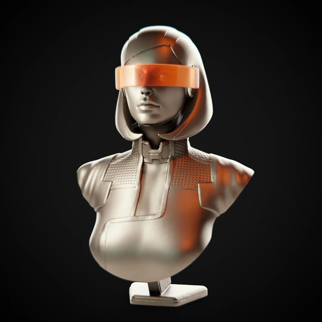Mass Effect - EDI 3D Print Model .c4d .max .obj .3ds .fbx .stl .blend 