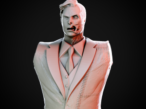 Batman Arkham - Two-Face 3Dプリントモデル