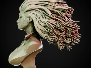 Poison Ivy Bust 3D Print Model