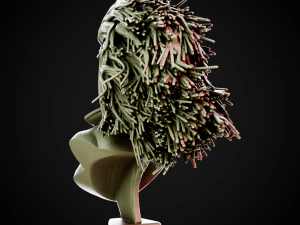 Poison Ivy Bust 3D Print Model