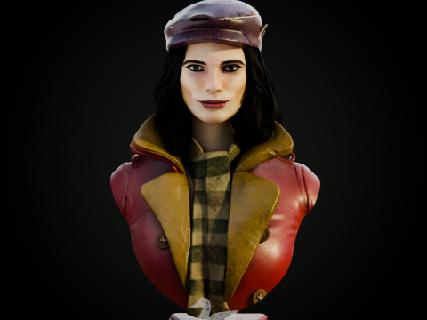 Fallout 4 - Piper Wright 3D 打印模型