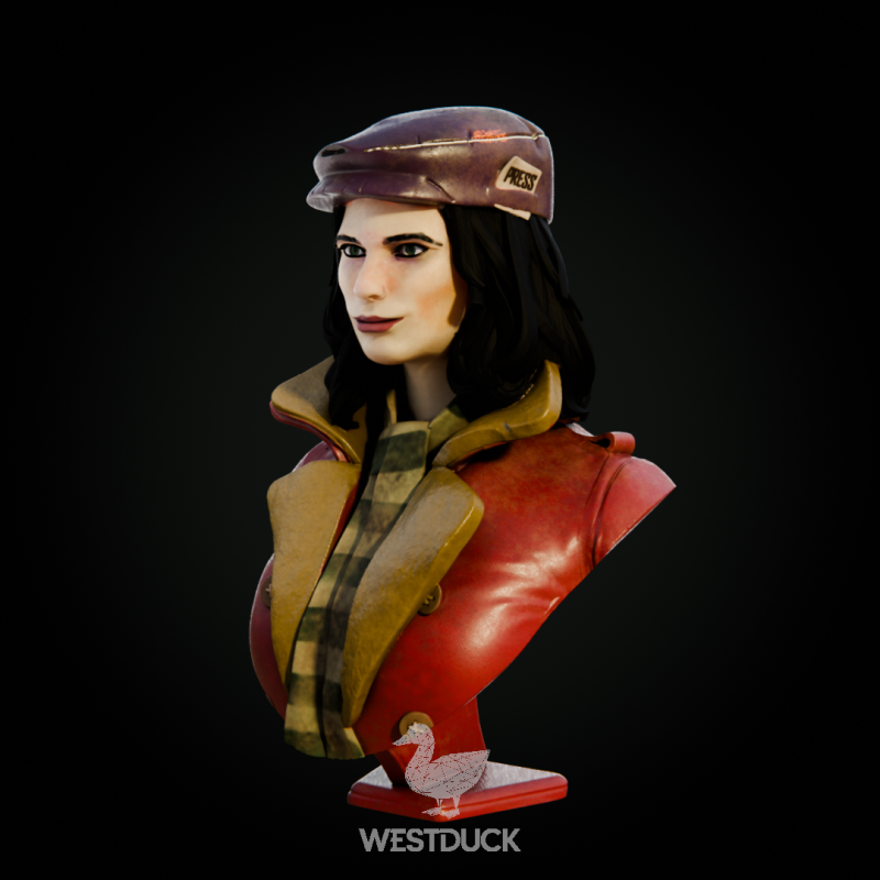 Fallout 4 - Piper Wright 3D 打印模型 .c4d .max .obj .3ds .fbx .stl .blend 