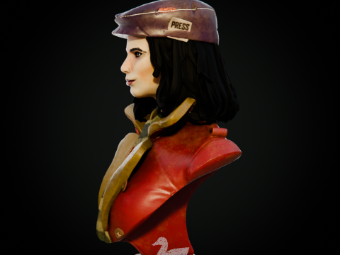Fallout 4 - Piper Wright 3D 打印模型