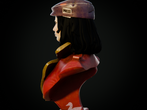 Fallout 4 - Piper Wright 3D 打印模型