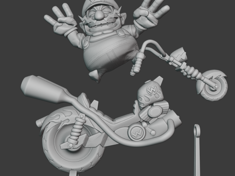 Wario - Super Smash Bros Ultimate Modelo de Impressão 3D