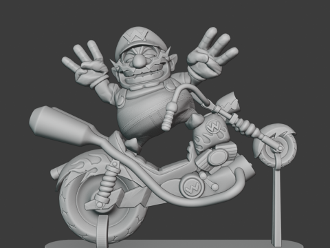 Wario - Super Smash Bros Ultimate Modelo de Impressão 3D
