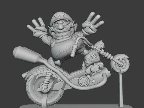 Wario - Super Smash Bros Ultimate 3D Print Model