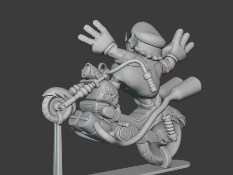 Wario - Super Smash Bros Ultimate 3D Print Model
