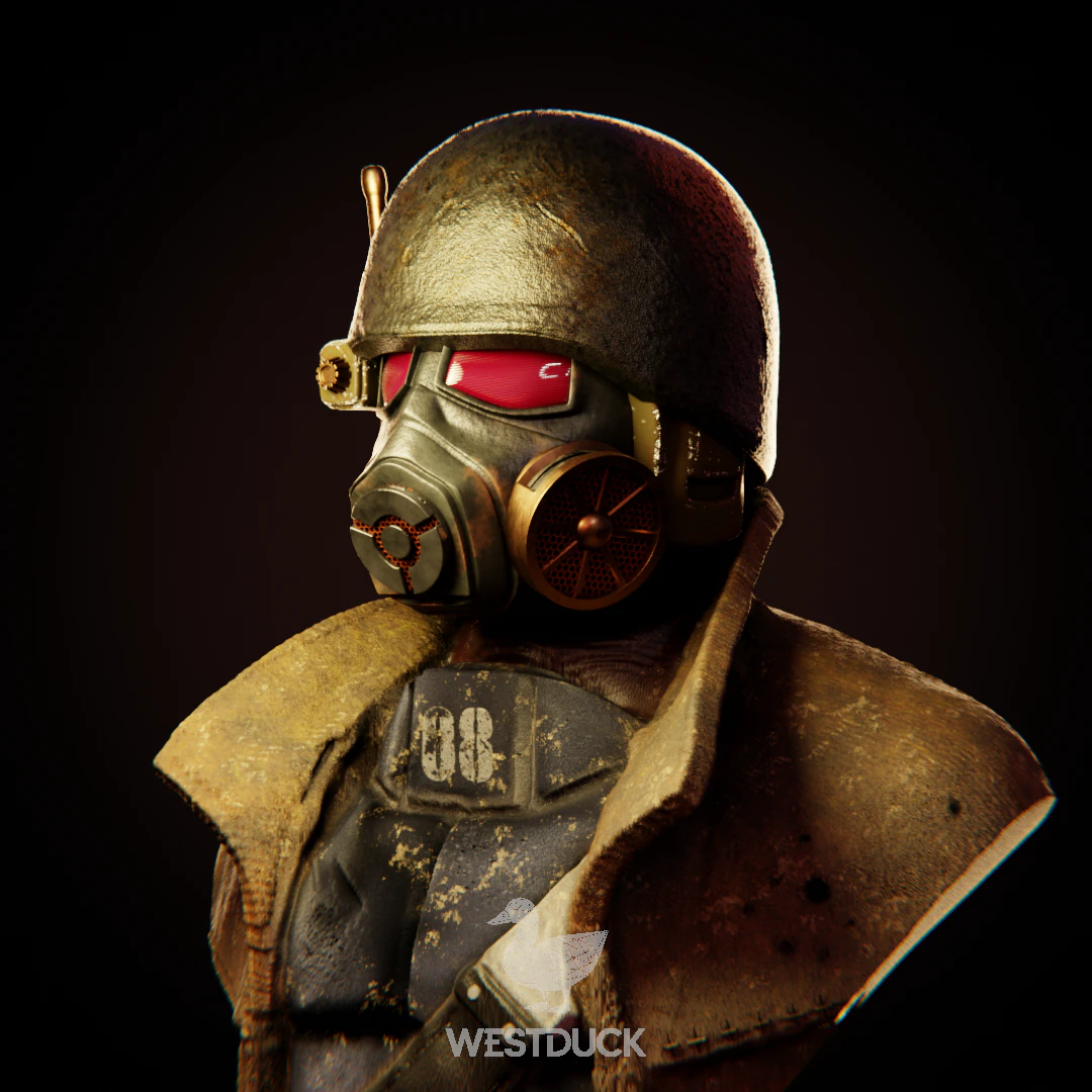 NCR Ranger - Fallout New Vegas 3D Print Model .c4d .max .obj .3ds .fbx .stl .blend