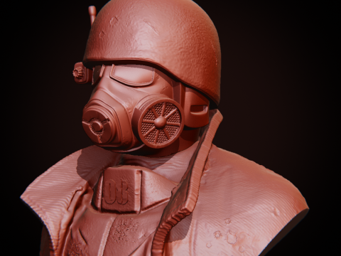NCR Ranger - Fallout New Vegas 3D 프린트 모델