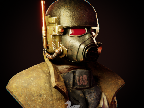 NCR Ranger - Fallout New Vegas 3D 프린트 모델