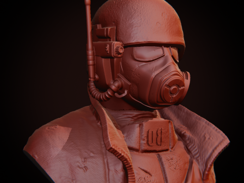 NCR Ranger - Fallout New Vegas 3D 프린트 모델