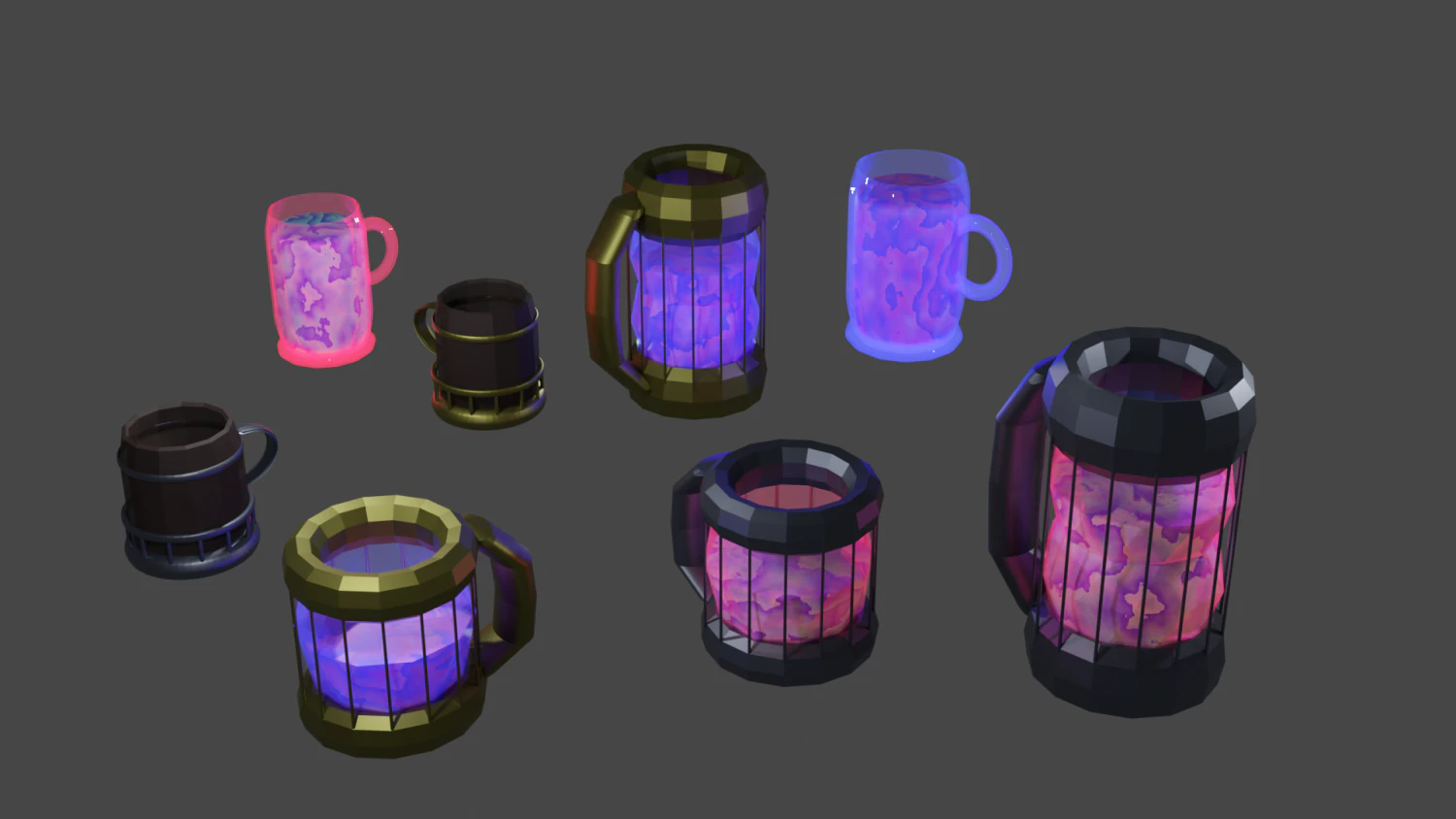 Cup 3D Model .c4d .max .obj .3ds .fbx .stl .blend 