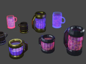 कप 3D मॉडल