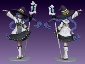 Roxy Migurdia Mushoku Tensei anime 3d figurine for printing Modelo de Impressão 3D