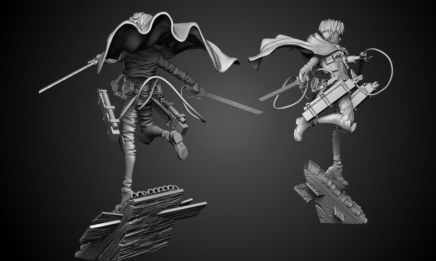 levi ackerman - shingeki no kyojin - attack on titan 3D Model in Man  3DExport