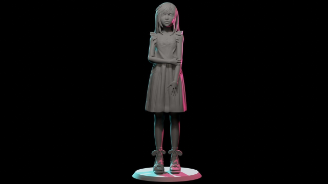 Tifa Final fantasy young model for printing 3D print model 3D 프린트 모델 .c4d .max .obj .3ds .fbx .stl .blend 