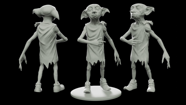 3D printing DOBBY - Harry Potter • made with ANYCUBIC PHOTON MONO