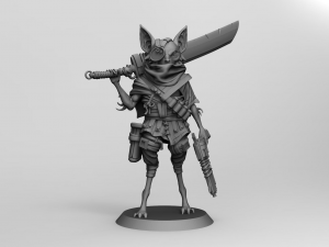 Biomutant character model for 3d printing 3D print model 3D 프린트 모델