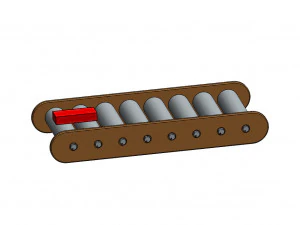 Conveyor animation 3D Model