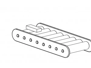 Conveyor animation 3D Model