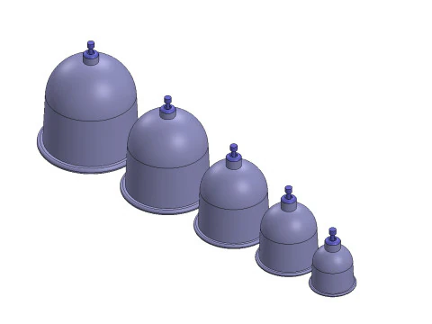 Cupping Therapy Cup 3D Printable Model 3D Model
