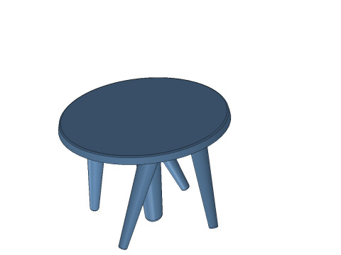 Circular Cup Drying Rack 3D Printable 199mm x 128mm Model Cetak 3D