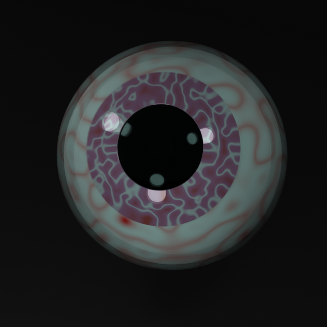 Pink-red eye Modelo 3D .c4d .max .obj .3ds .fbx .stl .blend 