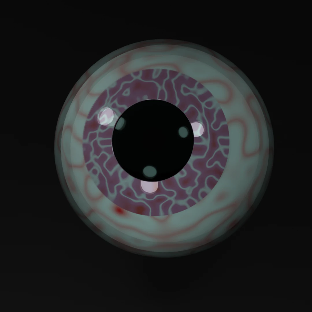 Ojo rosa-rojo Modelo 3D .c4d .max .obj .3ds .fbx .stl .blend