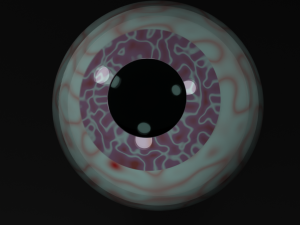 Pink-red eye 3D 模型
