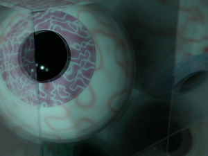 Pink-red eye Modelo 3D