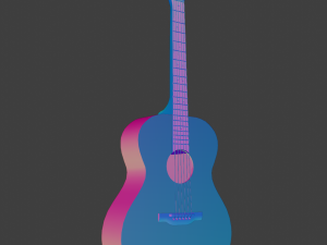 Guitar Modelo 3D