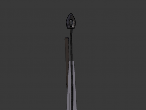 Vintage lamp post 002 3D मॉडल