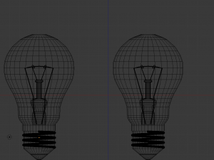 Transparent and white bulb 001 3D मॉडल