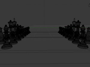 Chess set 001 3D Модель