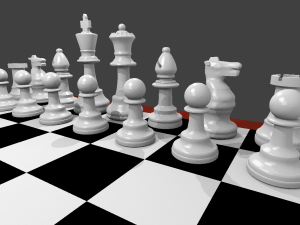 Chess set 001 3D Модель