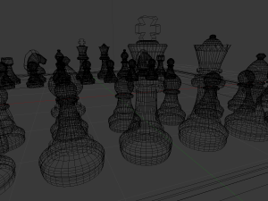 Chess set 002 Modelo 3D